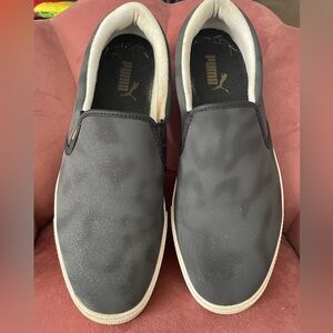 Puma suede loafers size 8